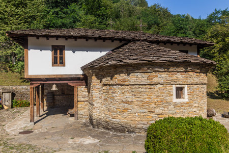 Old church in Etar village, Bulgariaの写真素材