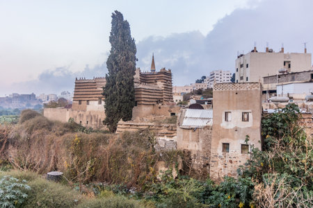 Traditional buildings in Abha, Saudi Arabiaの写真素材