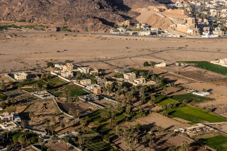Aerial view of Najran, Saudi Arabia