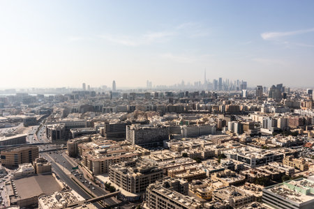 Aerial view of Dubai, United Arab Emirates