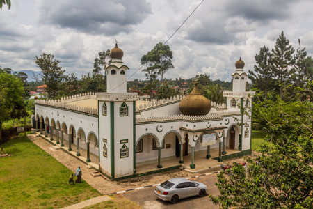 FORT PORTAL, UGANDA - MARCH 11, 2020: Kabarole Main Mosque in Fort Portal, Ugandaのeditorial素材