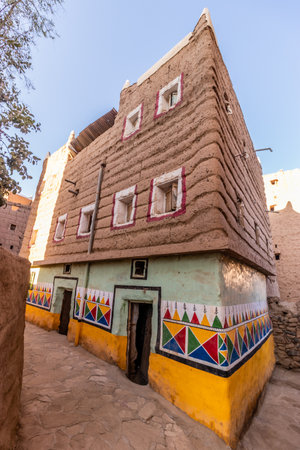 Old adobe house in Dhahran al Janub, Saudi Arabia