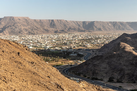 Aerial view of Najran, Saudi Arabia