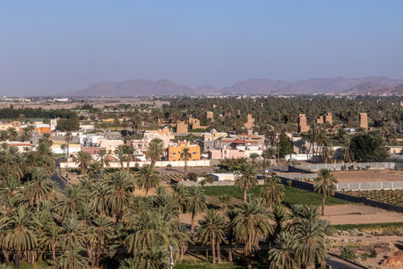 Aerial view of Najran, Saudi Arabia
