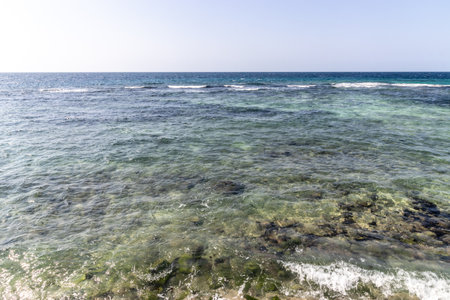 Clear sea in Jeddah, Saudi Arabiaの写真素材