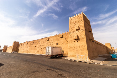 Qishlah Palace in Ha'il, Saudi Arabiaの写真素材