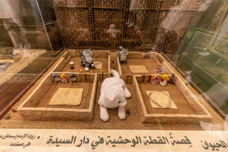 MEDINA, SAUDI ARABIA - NOVEMBER 13, 2021: Exhibit in Dar Al Madinah Museum in Medina, Saudi Arabiaのeditorial素材