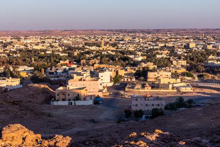 Aerial view of Sakaka, Saudi Arabiaの写真素材