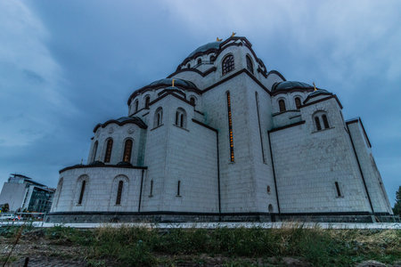 Church of Saint Sava in Belgrade, Serbiaの写真素材