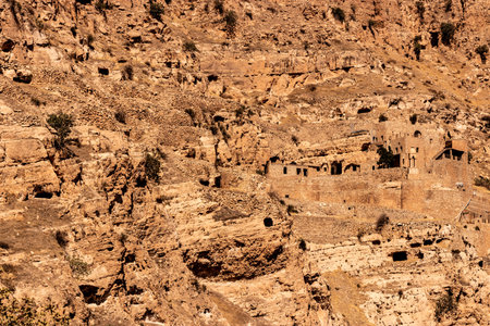 Rabban Hormizd Monastery near Alqosh village, Kurdistan Region of Iraqの写真素材