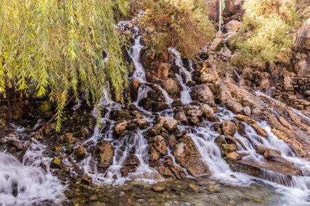 Tourists visit Bekhal Waterfall, Kurdistan Region of Iraq