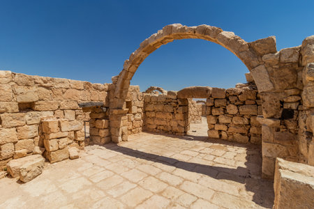 Ruins of Qasr al-Hallabat fort, Jordan