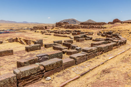 Ruins of Pukara Archaeological Complex, Peruの写真素材