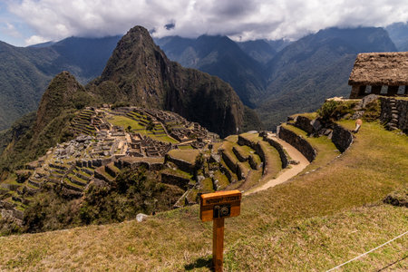 Photo spot at Machu Picchu citadel, Peruの写真素材