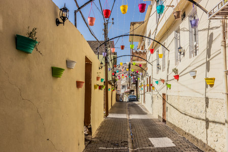 Alley in Akre town, Kurdistan Region of Iraqの写真素材