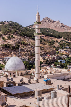 Great Mosque of Akre town, Kurdistan Region of Iraqの写真素材