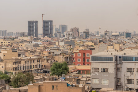 Skyline of Erbil (Hawler), Kurdistan Region of Iraqの写真素材