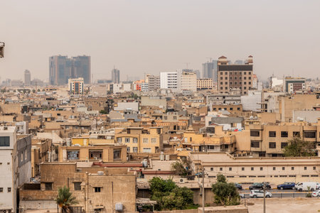 Skyline of Erbil (Hawler), Kurdistan Region of Iraqの写真素材