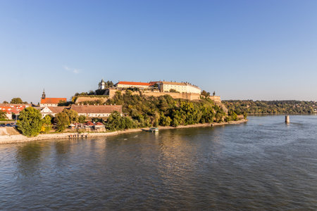 Petrovaradin Fortress in Novi Sad, Serbiaの写真素材