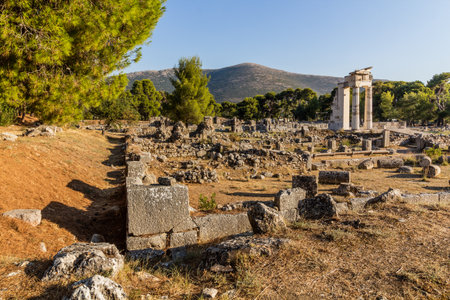 Sanctuary of the Egyptian Gods at the Asclepieion of Epidaurus on Peloponnese peninsula, Greece
