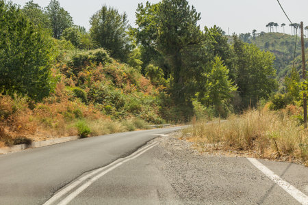 Road on Peloponnese peninsula, Greece
