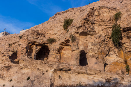 Kizilkoyun Roman Tombs in Sanliurfa, Turkey