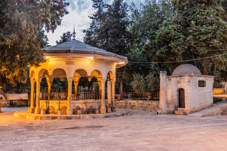 Ablution area of the Ulu Camii (Grand Mosque) in Sanliurfa, Turkeyの写真素材
