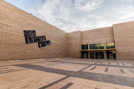 SANLIURFA, TURKEY - SEPTEMBER 21, 2022: View of Sanliurfa Archaeological Museum, Turkeyのeditorial素材