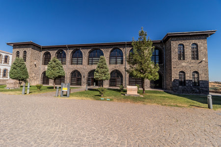 Diyarbakir Archaeological Museum at Ickale (citadel) in Diyarbakir, Turkeyのeditorial素材