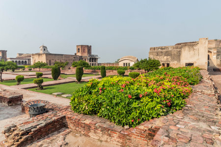 Royal Hammam in the Lahore Fort, Pakistanの写真素材