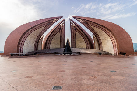 Pakistan Monument in Islamabad, Pakistanの写真素材