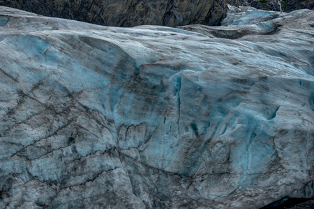 Exit Glacier in Seward in Alaska United States of Americaの写真素材