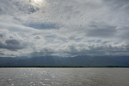 nature View Inle Lake Myanmbar Burma Nyaung Shweの写真素材