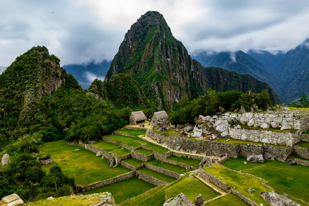 Machu Picchu in Peru Custo South Americaの写真素材