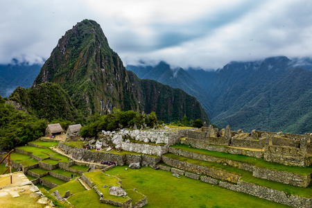 Machu Picchu in Peru Custo South Americaの写真素材