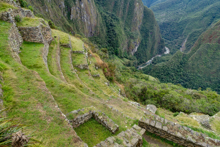Machu Picchu in Peru Custo South Americaの写真素材