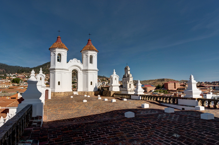 San Felipe Neri monastery in Sucre Boliviaの写真素材