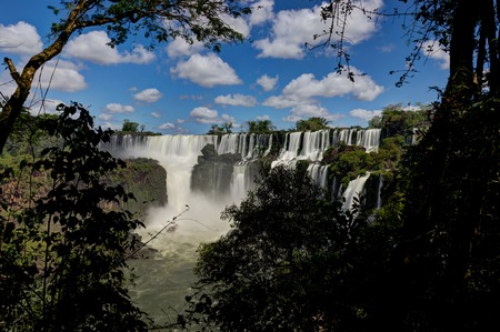 Iguazu Waterfalls Jungle Argentina Brazilの写真素材