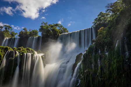 Iguazu Waterfalls Jungle Argentina Brazilの写真素材