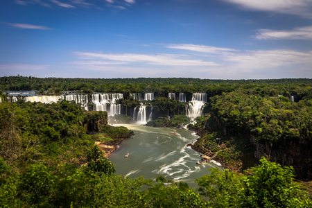 Iguazu Waterfalls Jungle Argentina Brazilの写真素材
