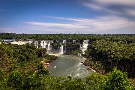 Iguazu Waterfalls Jungle Argentina Brazilの写真素材