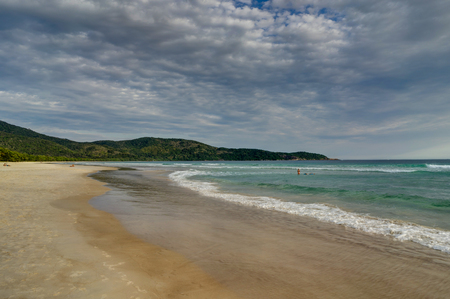 Lopes Mendes Beach in Ilha Grande south of Rio de Janeiro Brazilの写真素材