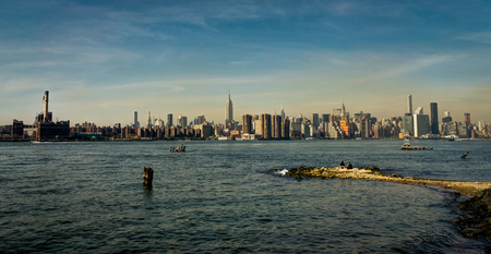 New York Skyline Citiview Manhatten with Empire State Building Sの写真素材