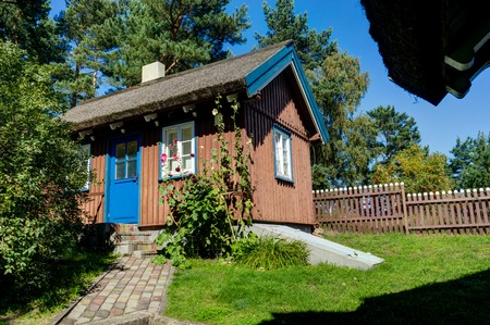 NIDA. LITHUANIA. August 2018 : Summer house of Thomas Mann in Nida. Lithuaniaのeditorial素材