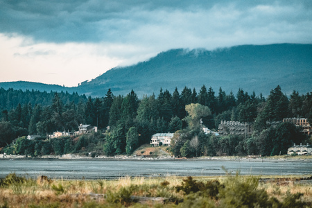 West coast Vancouver Island near Ucluelet British Columbia Canada on the Wild Pacific Trailの写真素材