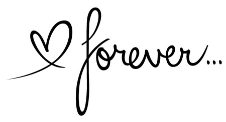 Handmade Forever with Heart Vector Designのイラスト素材