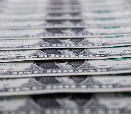 dollar banknotesの写真素材