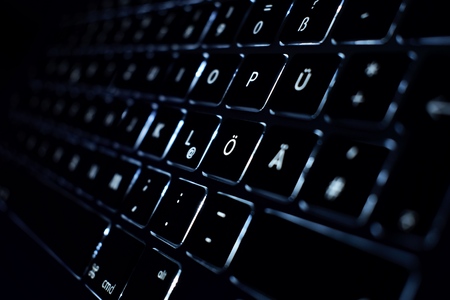 Keyboard lightsの写真素材