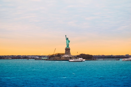 Statue of liberty in new yorkの素材