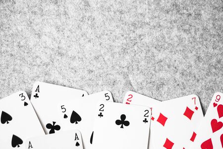 Casino Cards Background with Space for text. High quality photoの写真素材